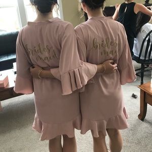 Bathrobe, bridesmaid